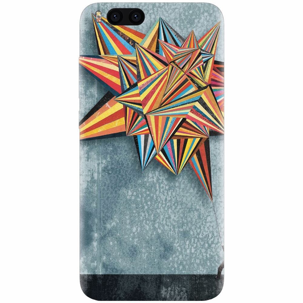 Husa silicon pentru Xiaomi Mi Note 3, Abstract Colorful Balloon Triangles