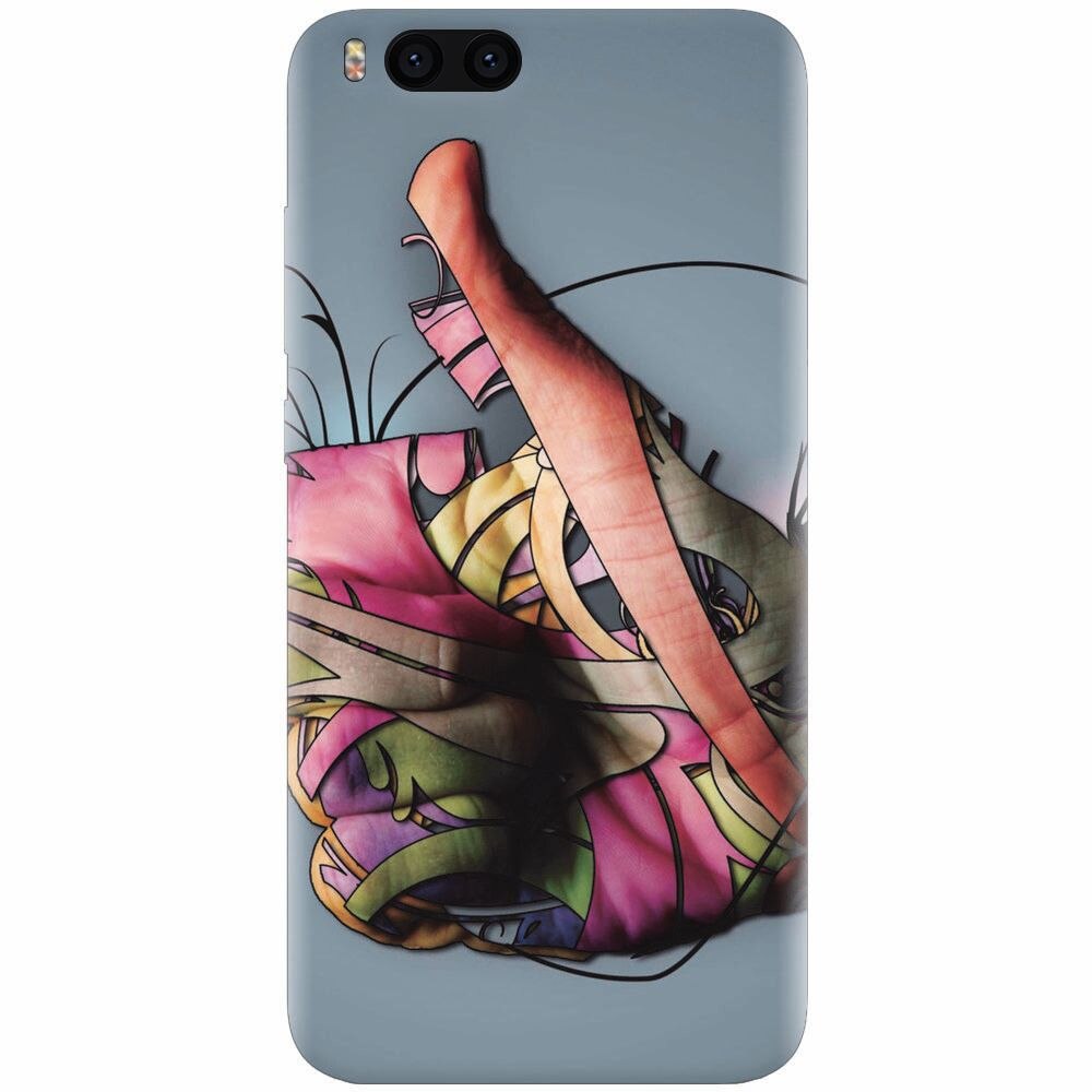 Husa silicon pentru Xiaomi Mi 6, Beautiful Hand Art