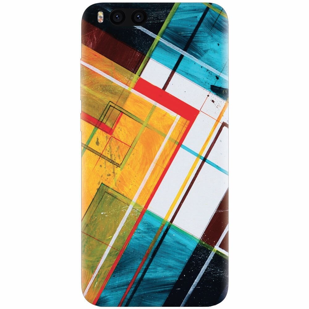 Husa silicon pentru Xiaomi Mi Note 3, Abstraction Color Shape