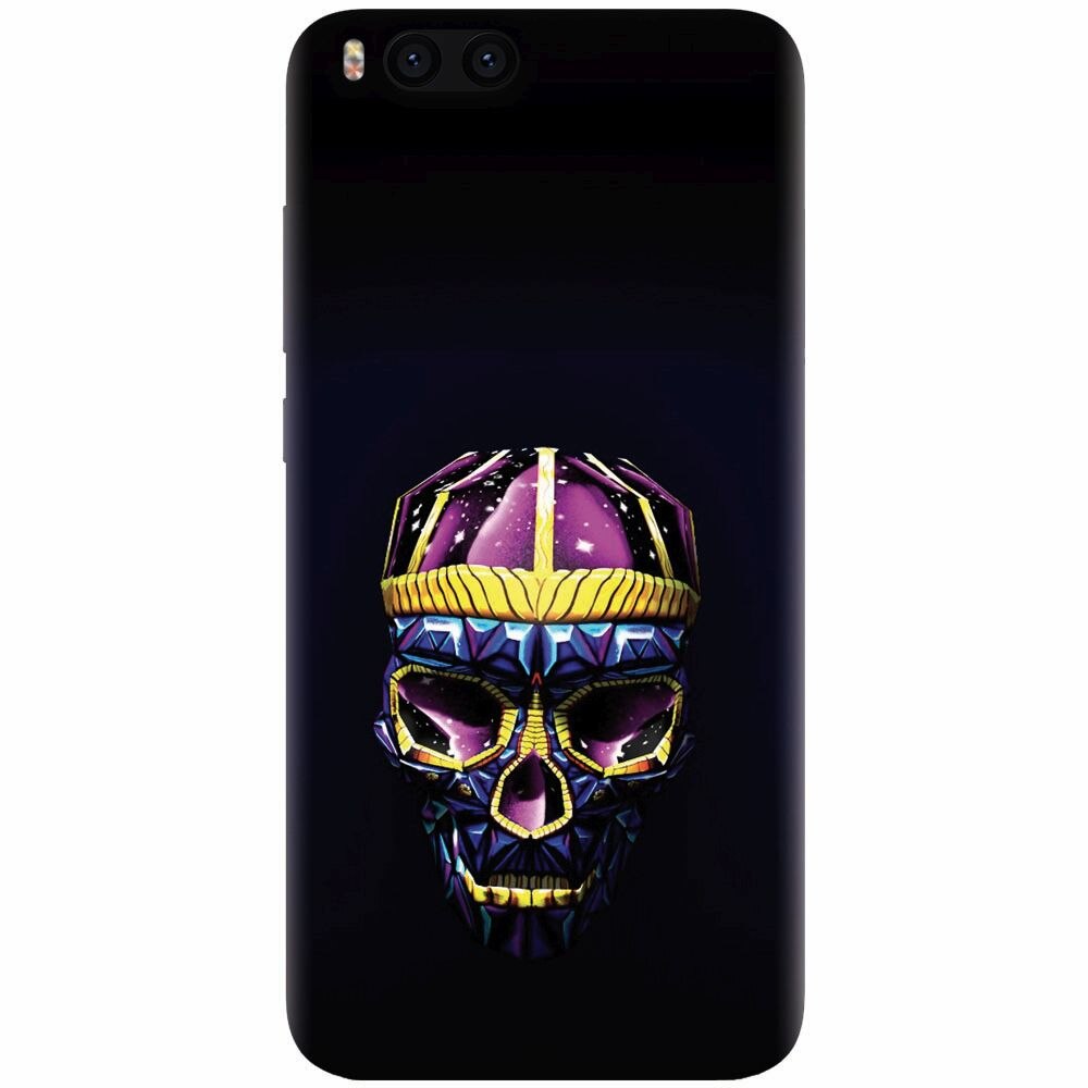 Husa silicon pentru Xiaomi Mi Note 3, Colorfull Skull