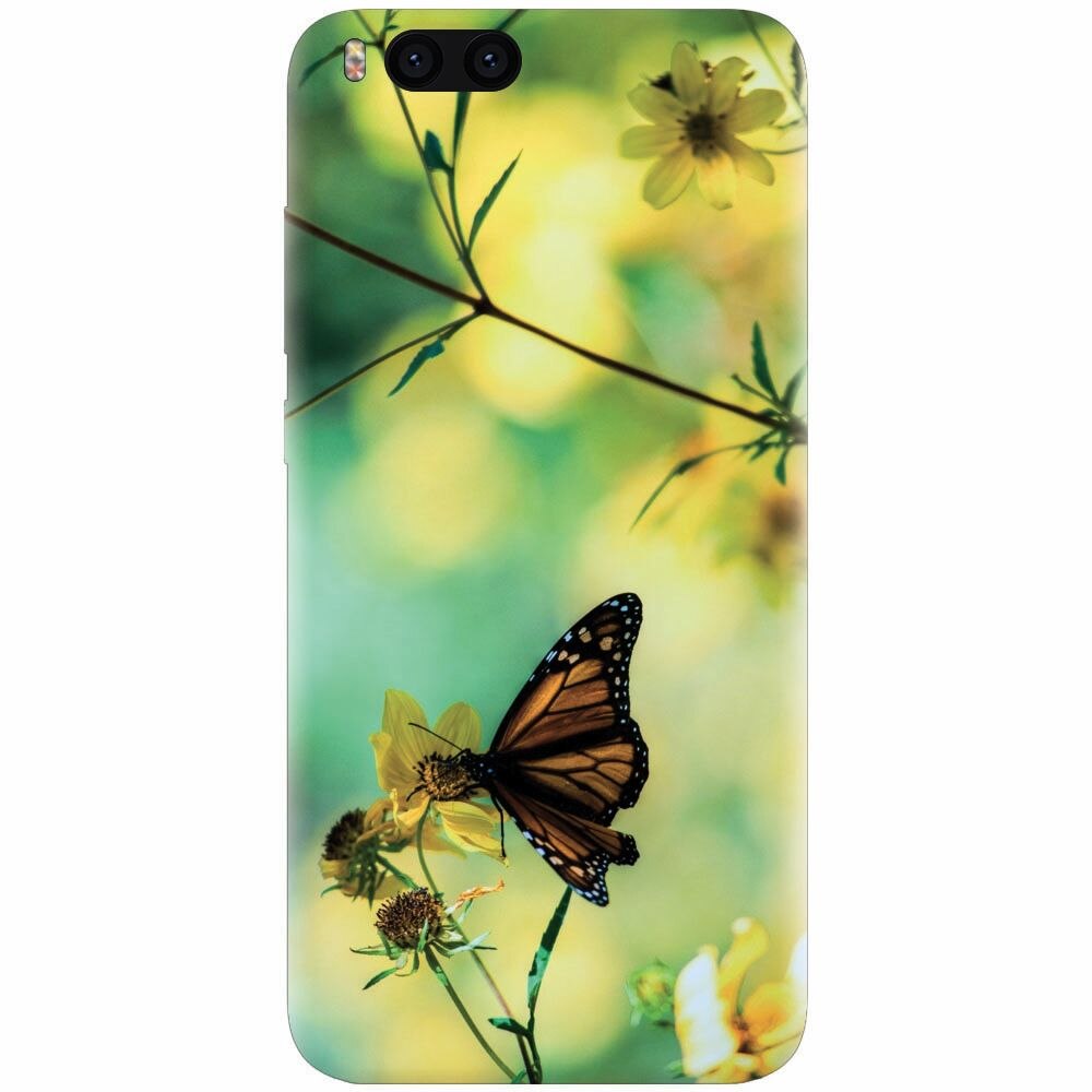 Husa silicon pentru Xiaomi Mi Note 3, Butterfly