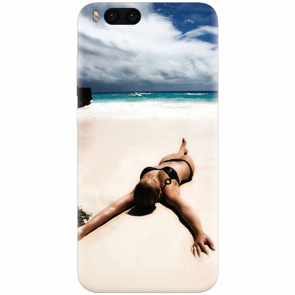 Husa silicon pentru Xiaomi Mi Note 3, Beach Lounging