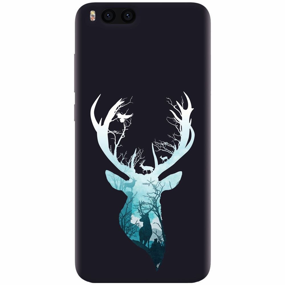 Husa silicon pentru Xiaomi Mi Note 3, Cerb