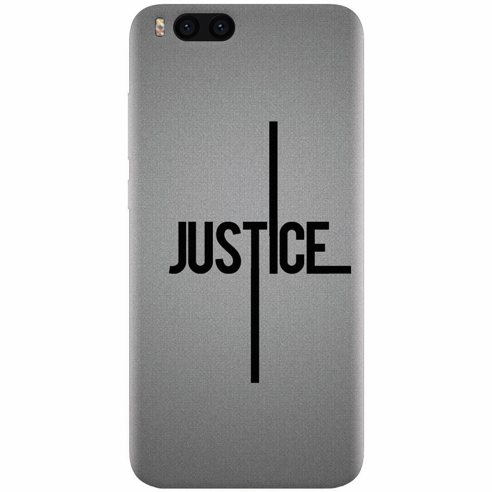 Husa silicon pentru Xiaomi Mi 6, Amir Justice Minimalistic Nubheebuccus Text