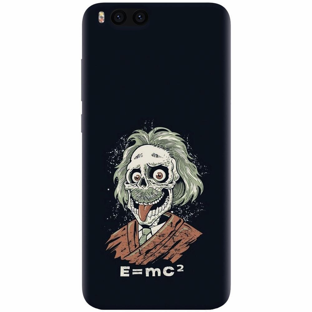 Husa silicon pentru Xiaomi Mi Note 3, Albert Einstein Caricature
