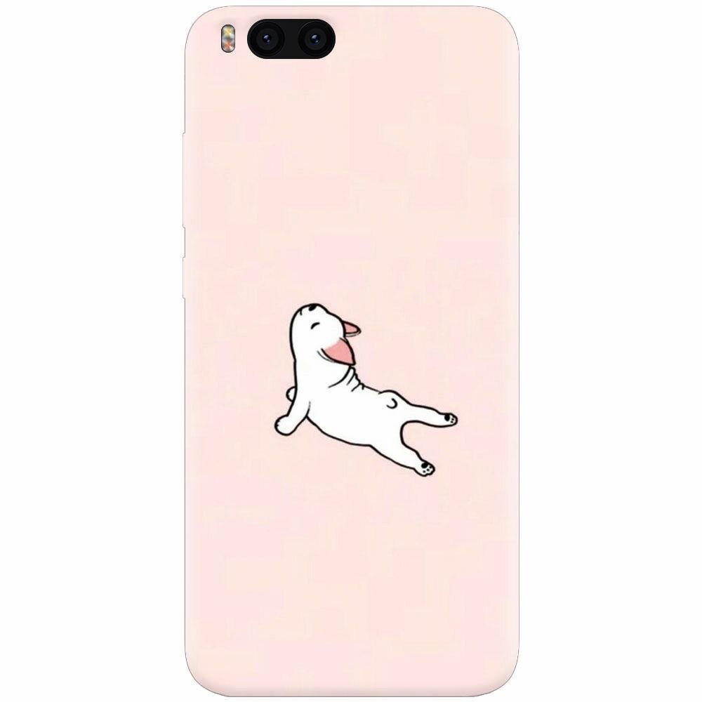 Husa silicon pentru Xiaomi Mi Note 3, Cute Dog Streching