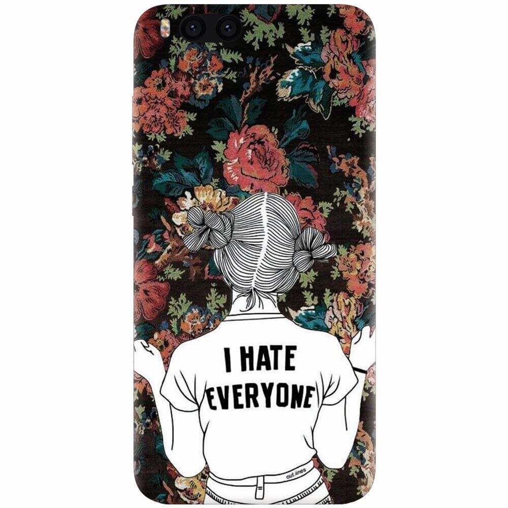 Husa silicon pentru Xiaomi Mi 6, I Hate Everyone