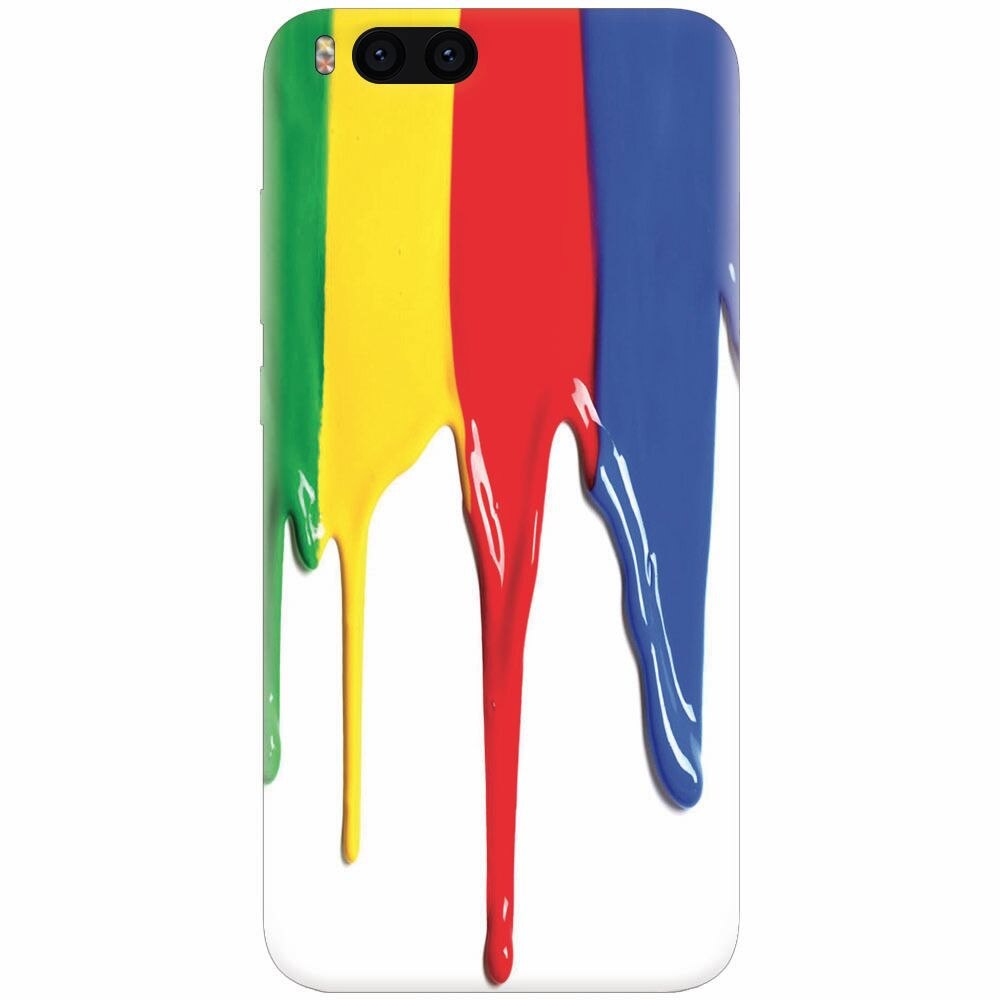 Husa silicon pentru Xiaomi Mi Note 3, Dripping Colorful Paint