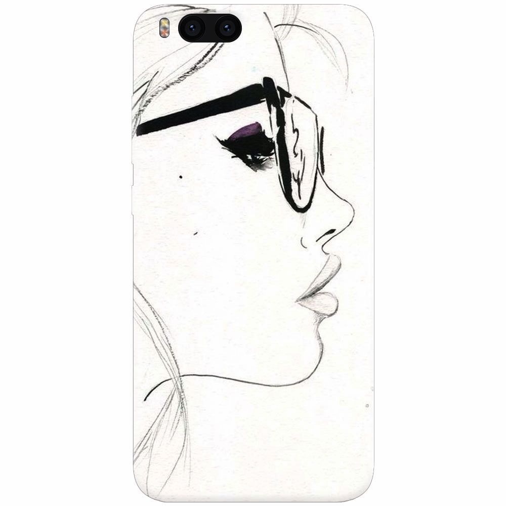 Husa silicon pentru Xiaomi Mi 6, Girl Face