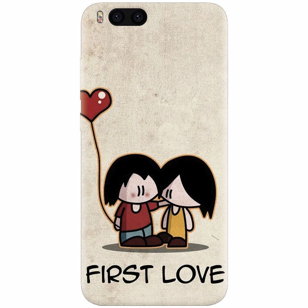 Husa silicon pentru Xiaomi Mi Note 3, First Love Great Lock Screen