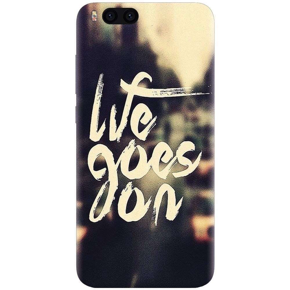 Husa silicon pentru Xiaomi Mi Note 3, Life Goes On