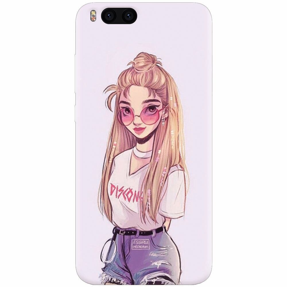 Husa silicon pentru Xiaomi Mi Note 3, Girl Look
