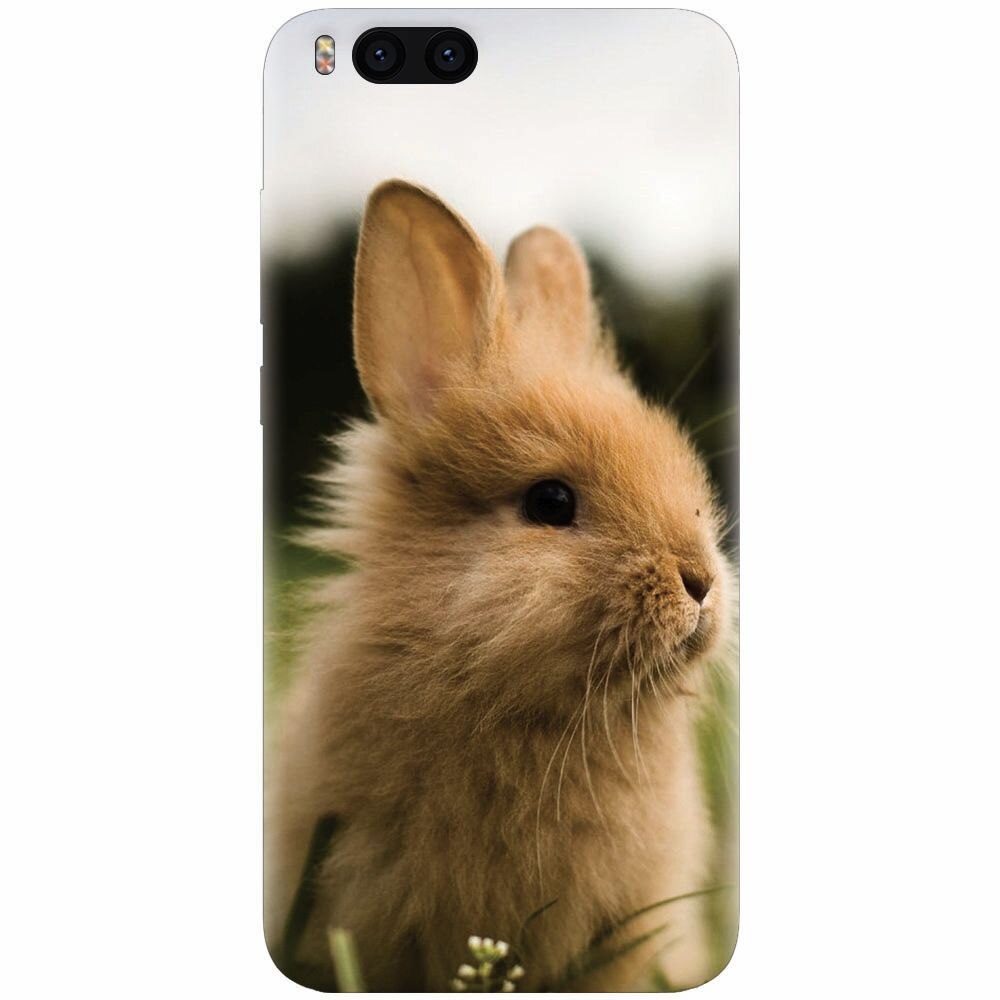 Husa silicon pentru Xiaomi Mi Note 3, Cute Rabbit In Grass