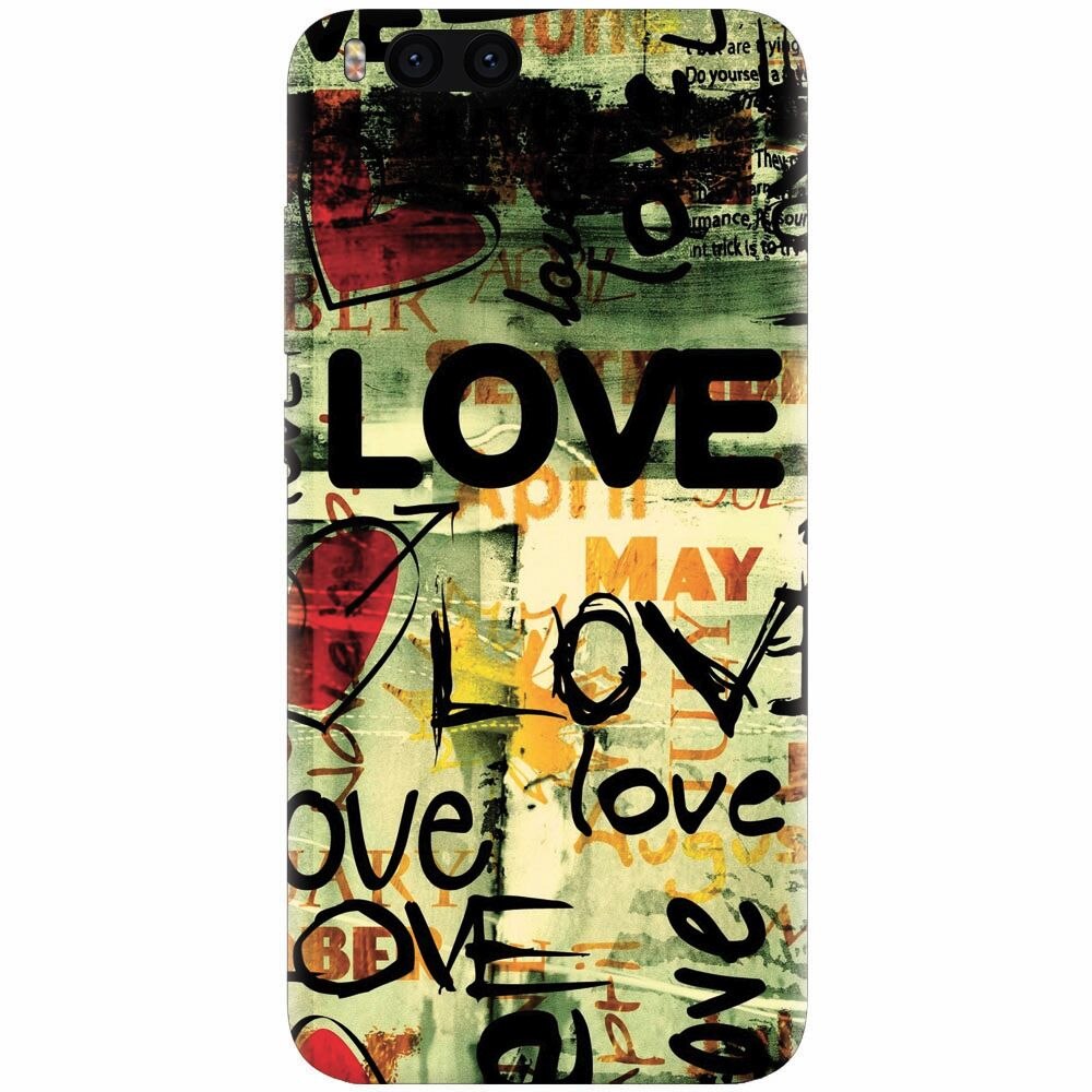 Husa silicon pentru Xiaomi Mi Note 3, Love Artwork