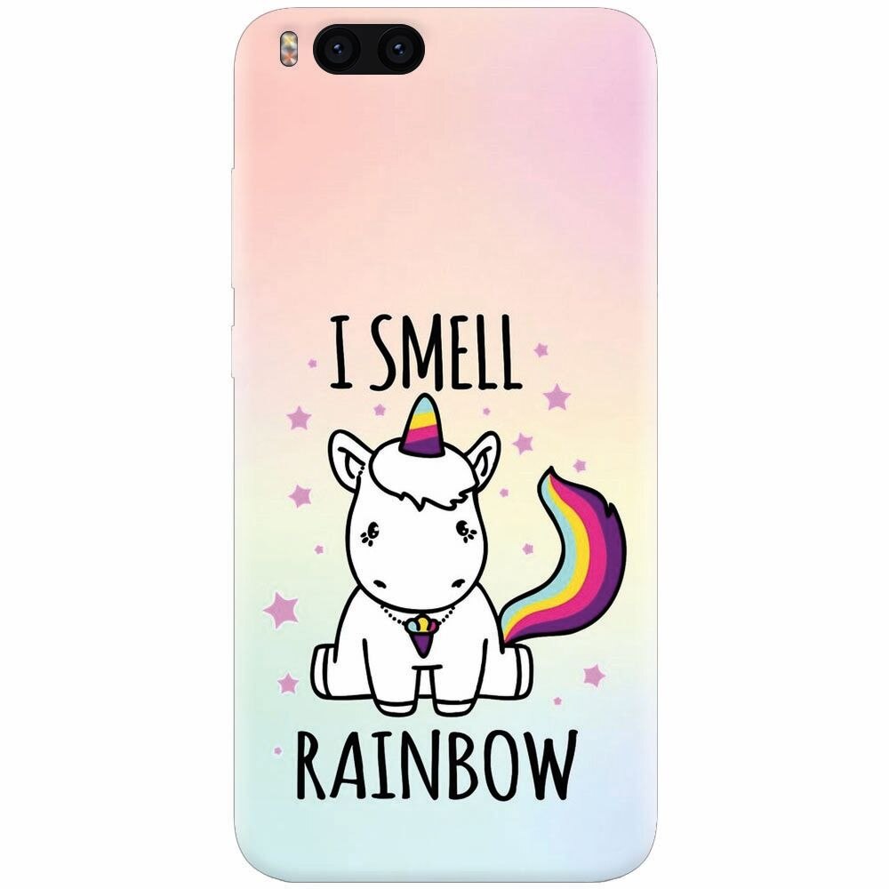 Husa silicon pentru Xiaomi Mi Note 3, I Smell Rainbow