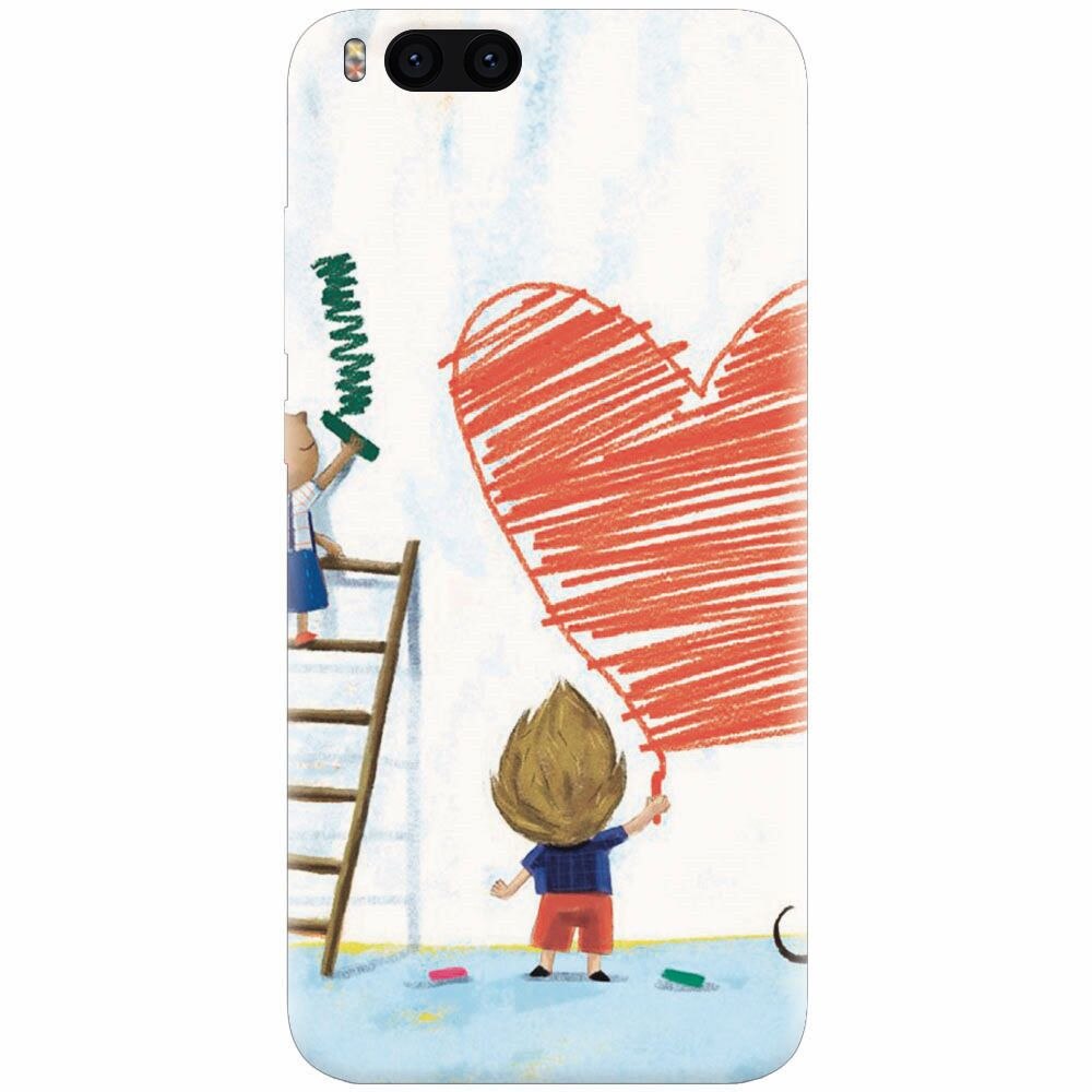 Husa silicon pentru Xiaomi Mi Note 3, I Love You Creatures