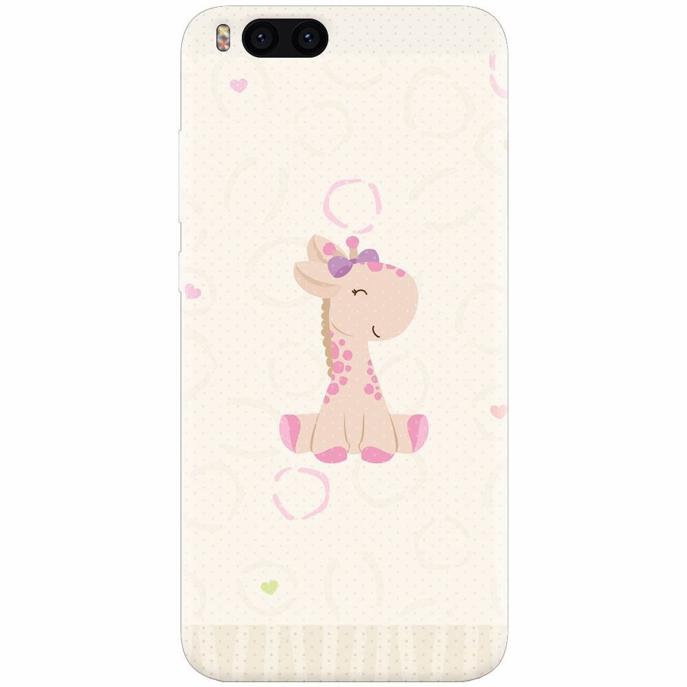 Husa silicon pentru Xiaomi Mi Note 3, Giraffe Cute