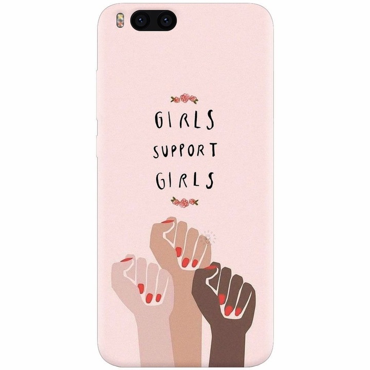 Силиконов кейс за Xiaomi Mi Note 3, Girls Supportgirls