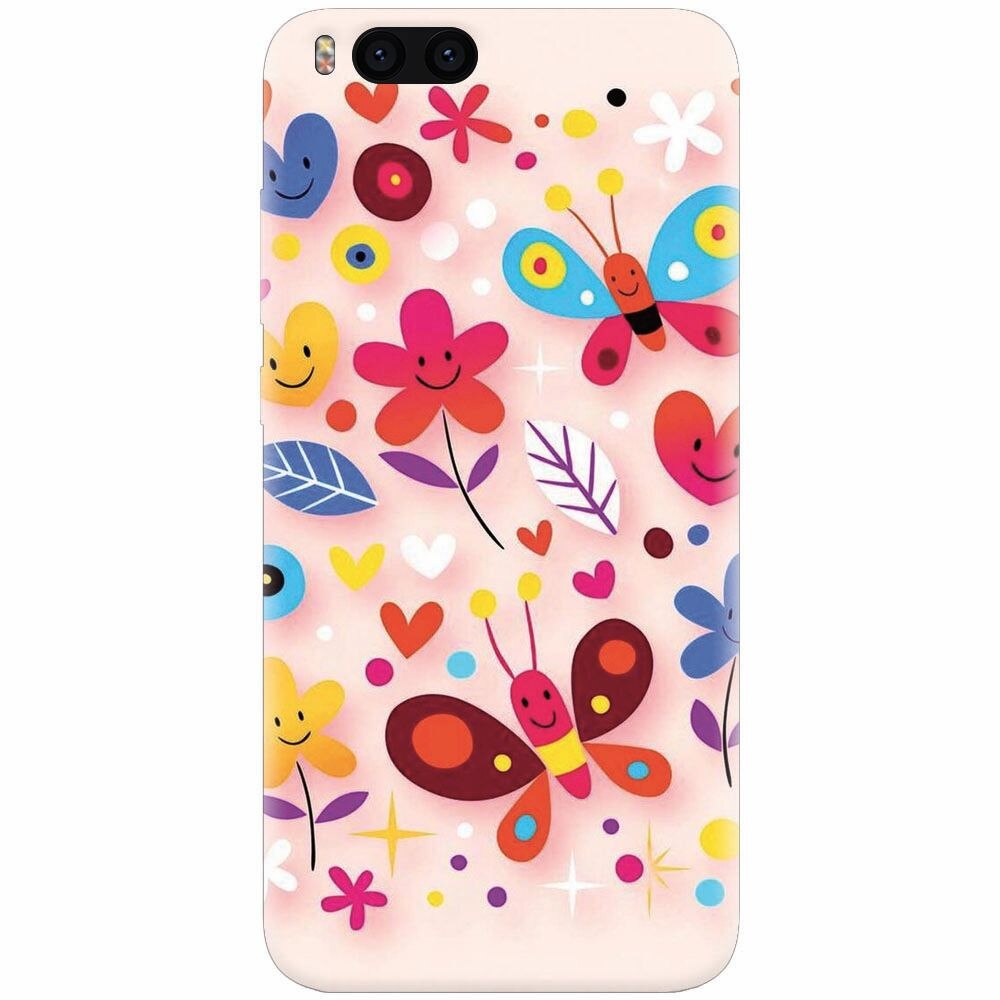 Husa silicon pentru Xiaomi Mi 6, Butterfly 102