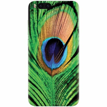Husa silicon pentru Xiaomi Mi 6, Peacock Feather Green Blue Husa silicon pentru Xiaomi Mi 6, Peacock Feather Green Blue