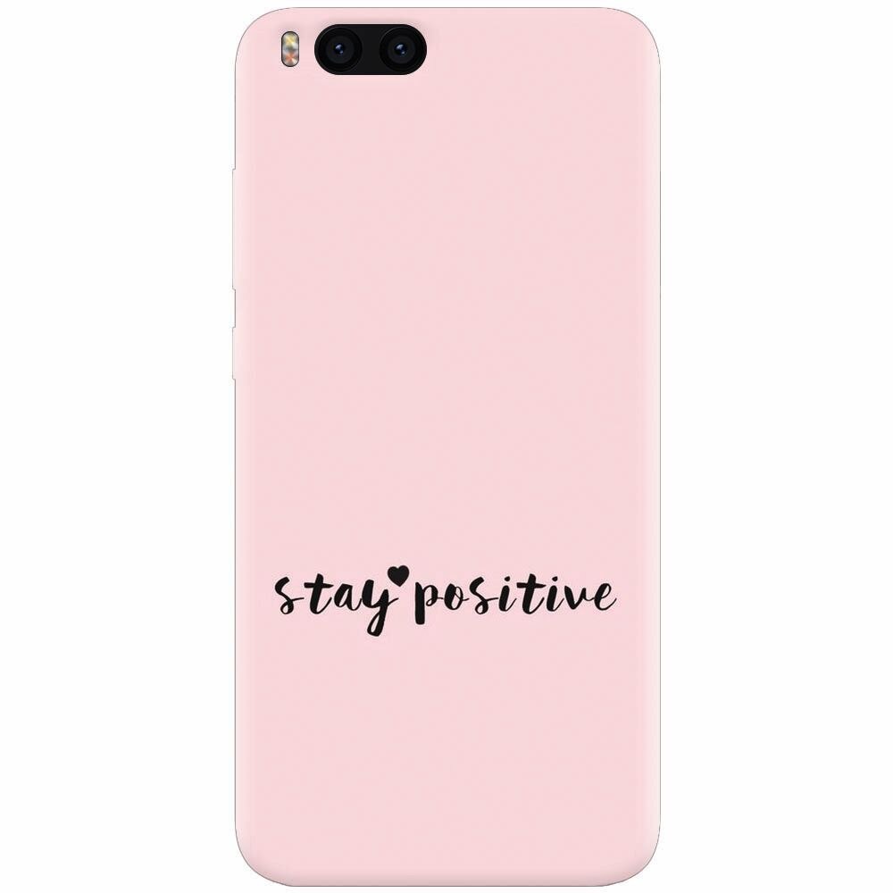 Husa silicon pentru Xiaomi Mi Note 3, Stay Positive