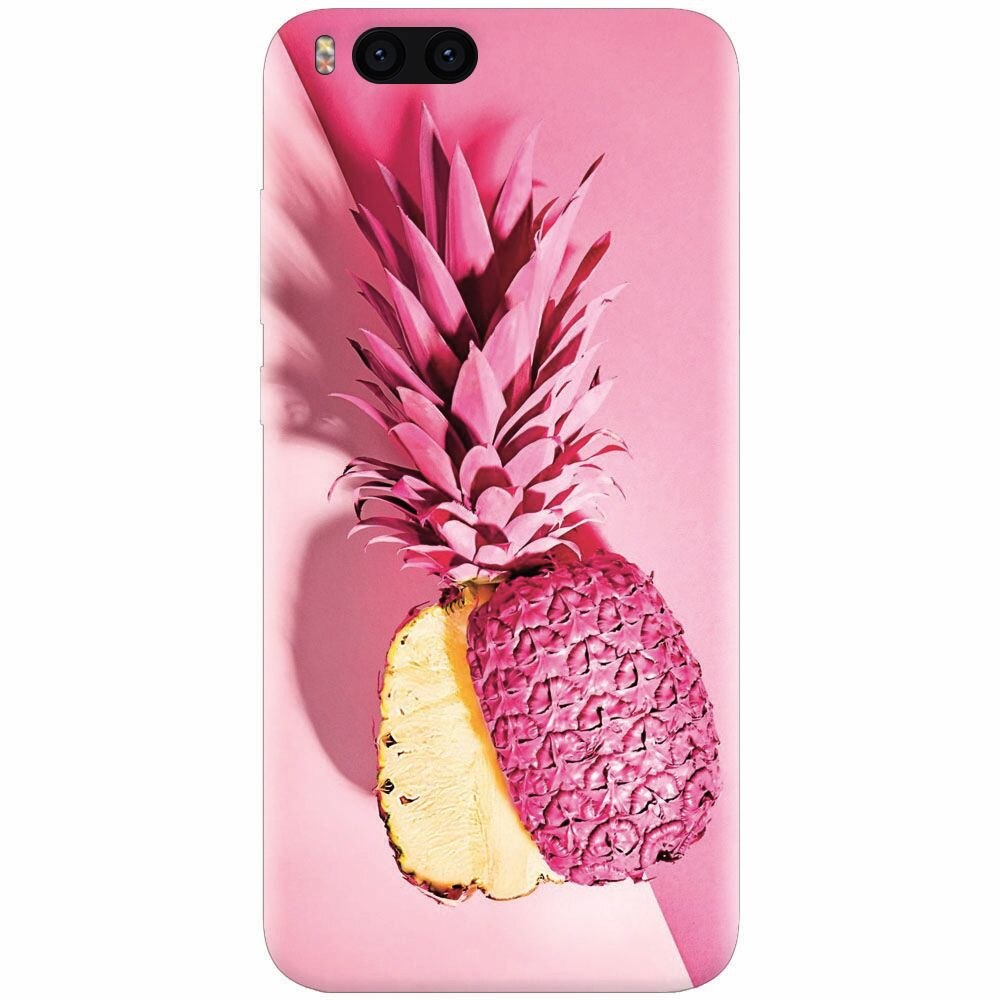 Husa silicon pentru Xiaomi Mi Note 3, Pink Pineapple