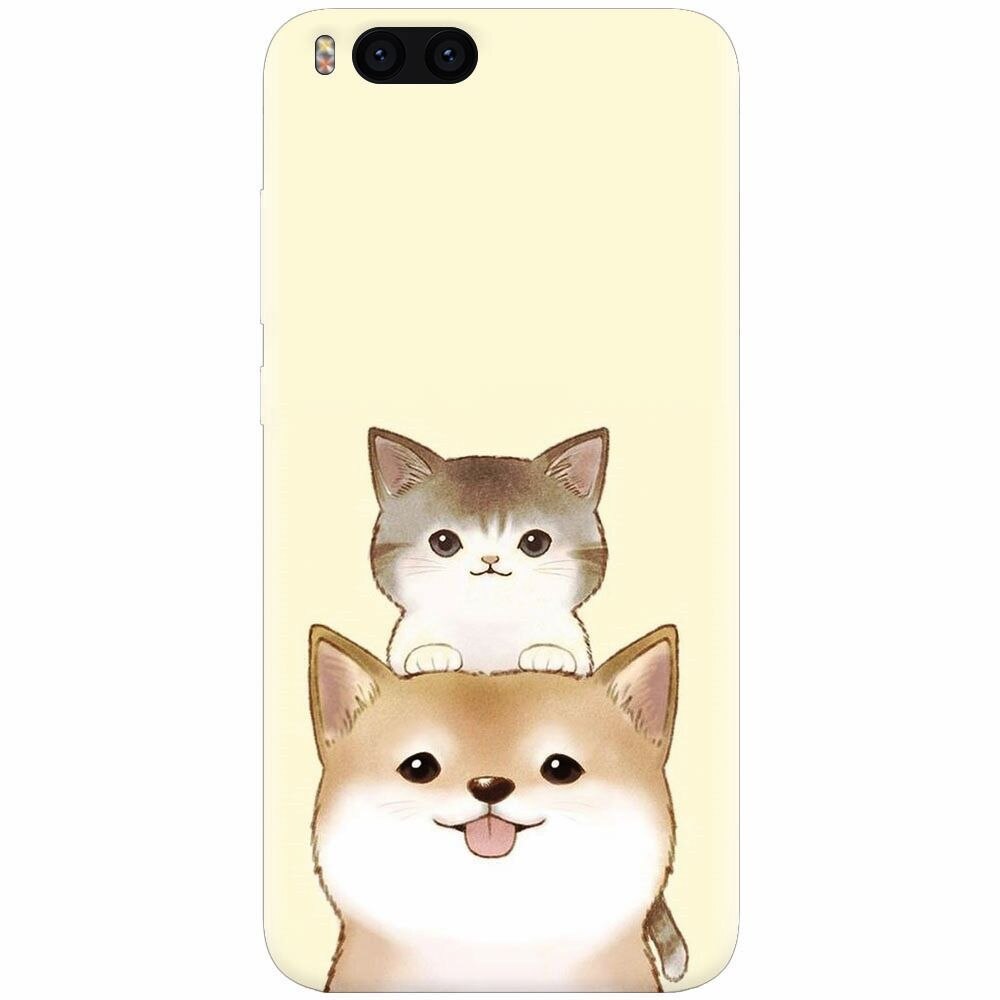 Husa silicon pentru Xiaomi Mi Note 3, Two Cat