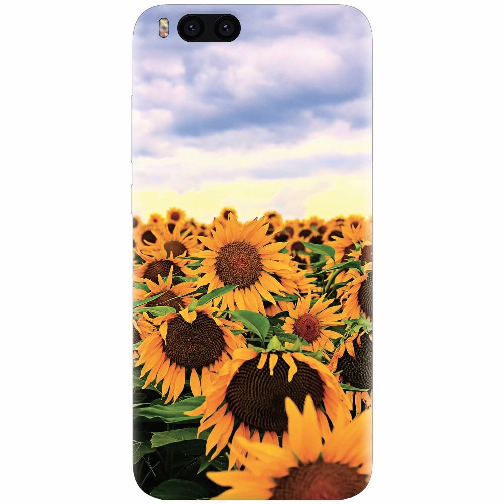 Husa silicon pentru Xiaomi Mi Note 3, Sunflowers