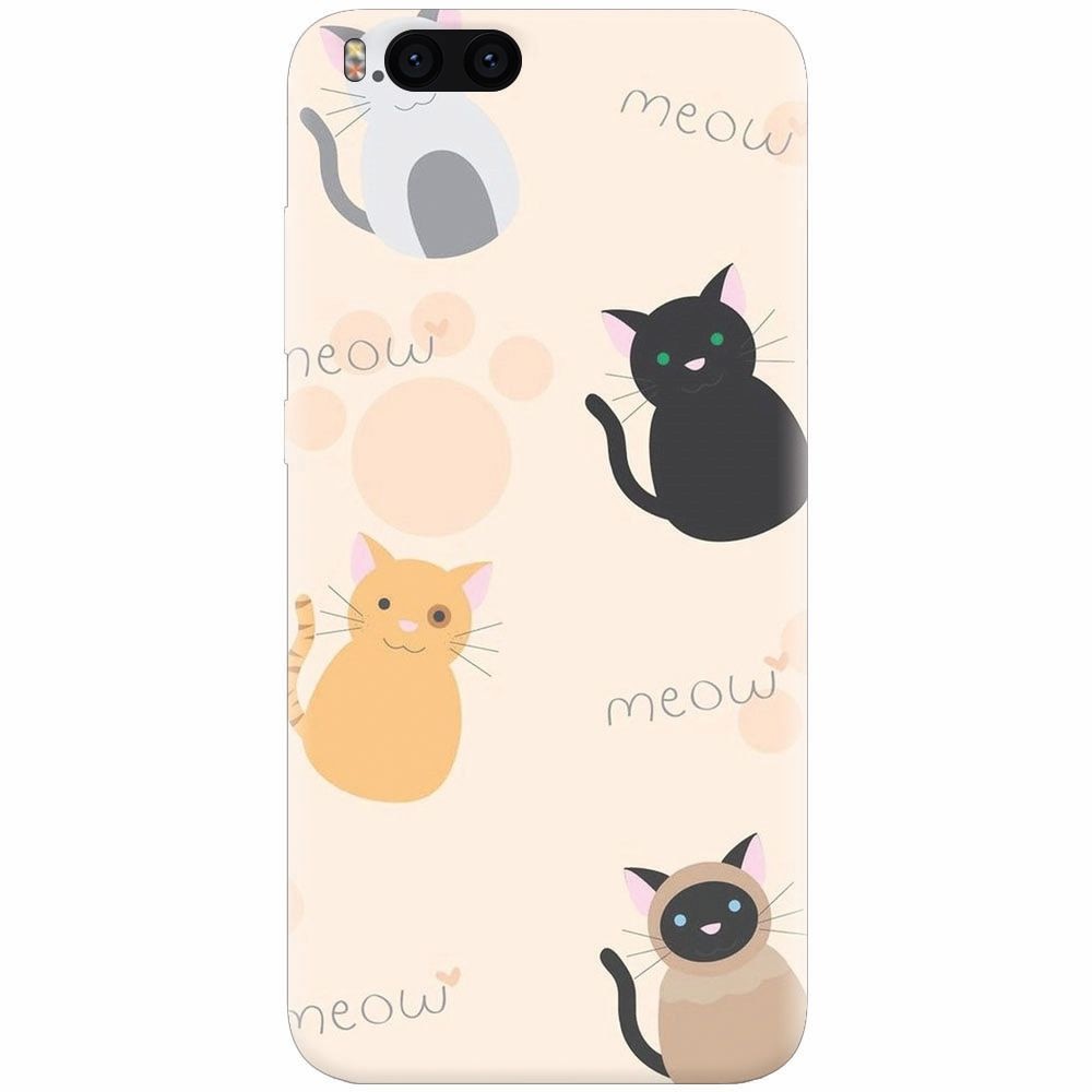 Husa silicon pentru Xiaomi Mi Note 3, Meow