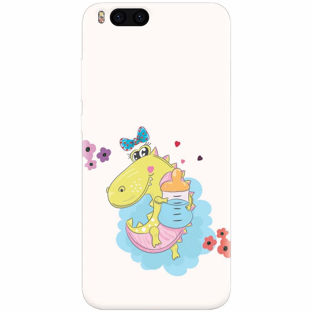 Husa silicon pentru Xiaomi Mi 6, Bebe Crocodil