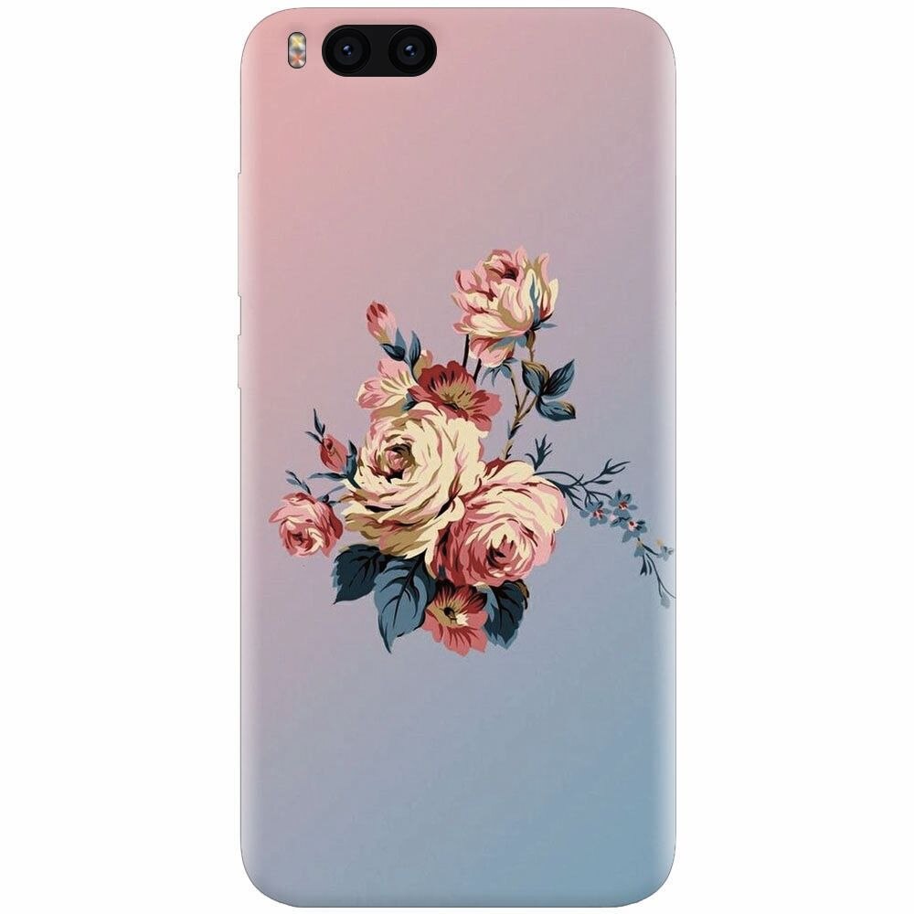 Husa silicon pentru Xiaomi Mi Note 3, Roses
