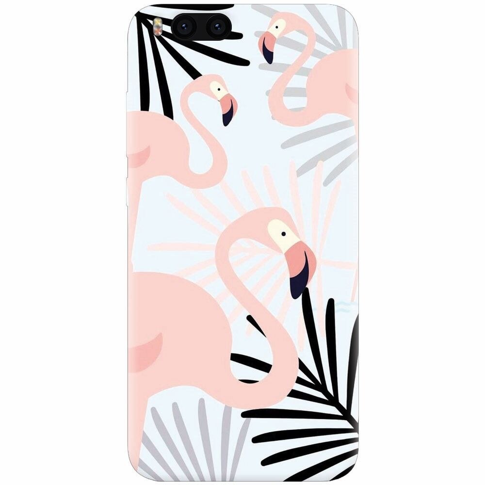 Husa silicon pentru Xiaomi Mi Note 3, Flamingo