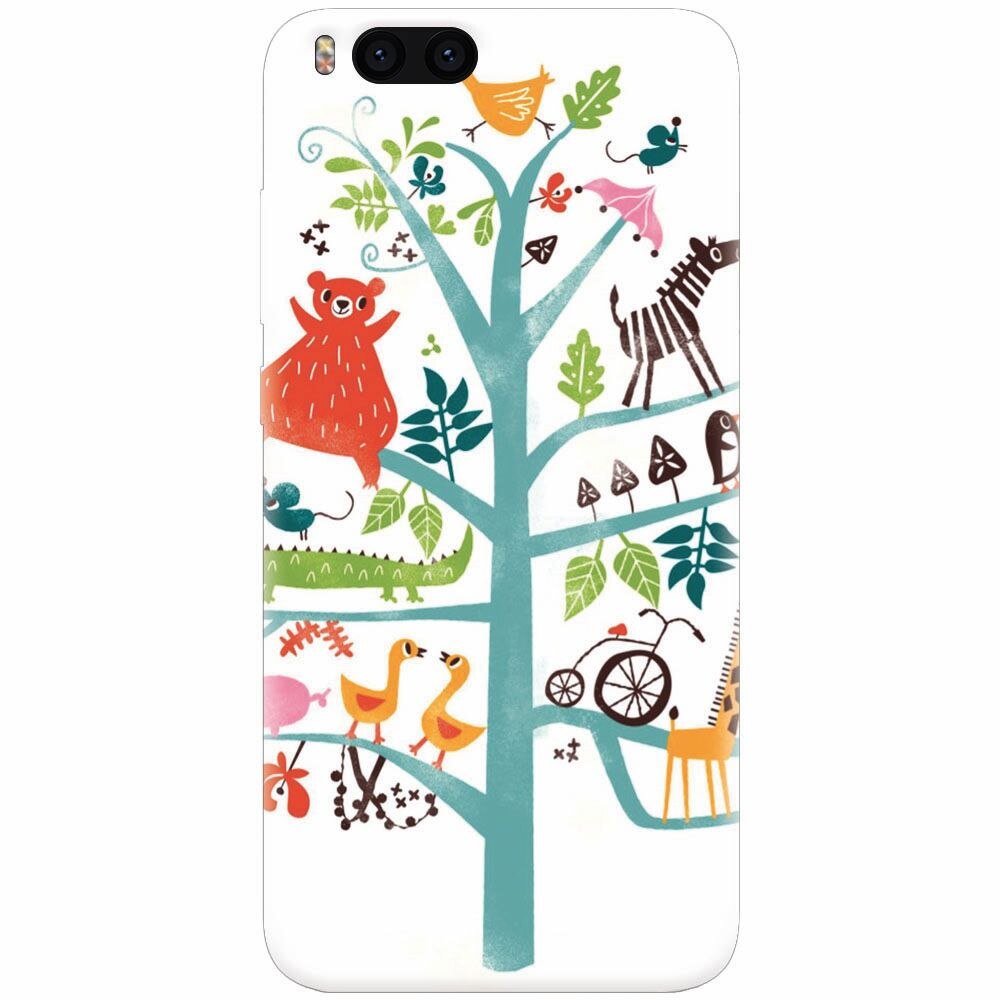 Husa silicon pentru Xiaomi Mi Note 3, Tree