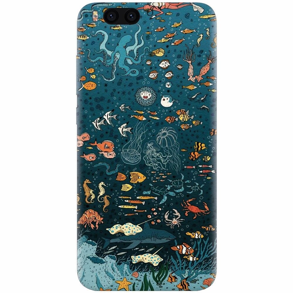 Husa silicon pentru Xiaomi Mi Note 3, Under The Sea