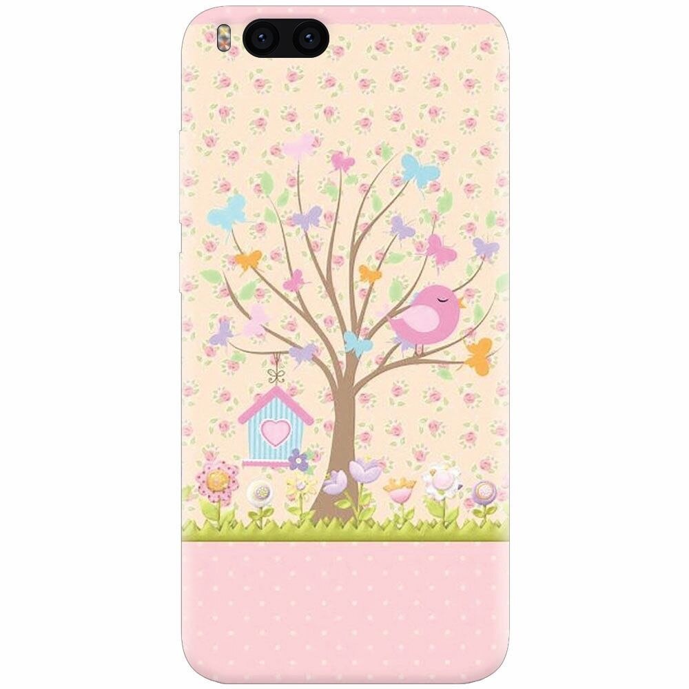 Husa silicon pentru Xiaomi Mi Note 3, Cute Birdhouse