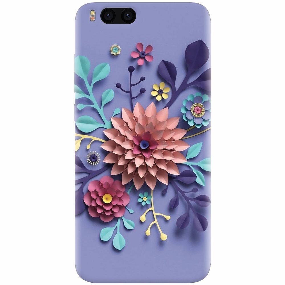 Husa silicon pentru Xiaomi Mi Note 3, Flower Artwork