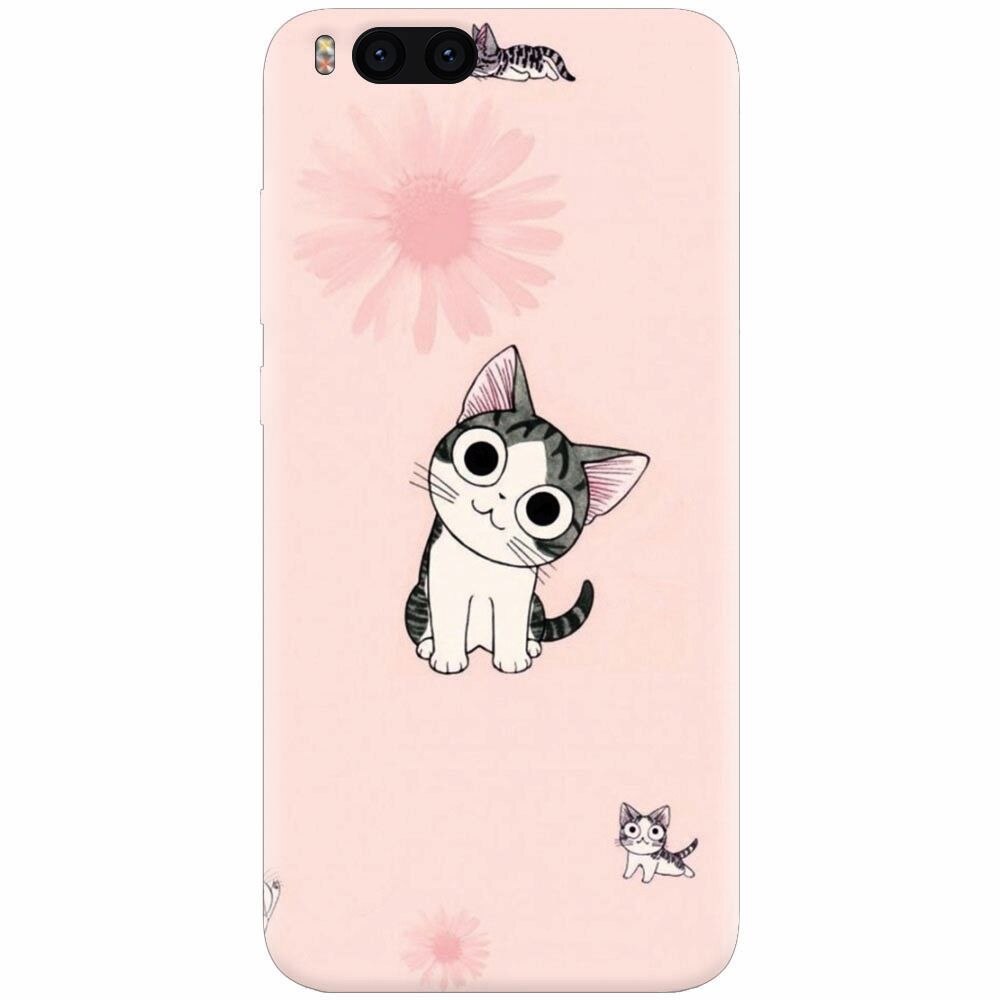 Husa silicon pentru Xiaomi Mi 6, Cute Cat 101