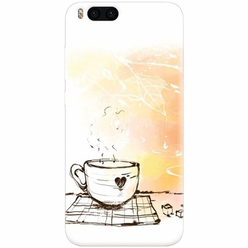 Husa silicon pentru Xiaomi Mi Note 3, Coffe Love Husa silicon pentru Xiaomi Mi Note 3, Coffe Love