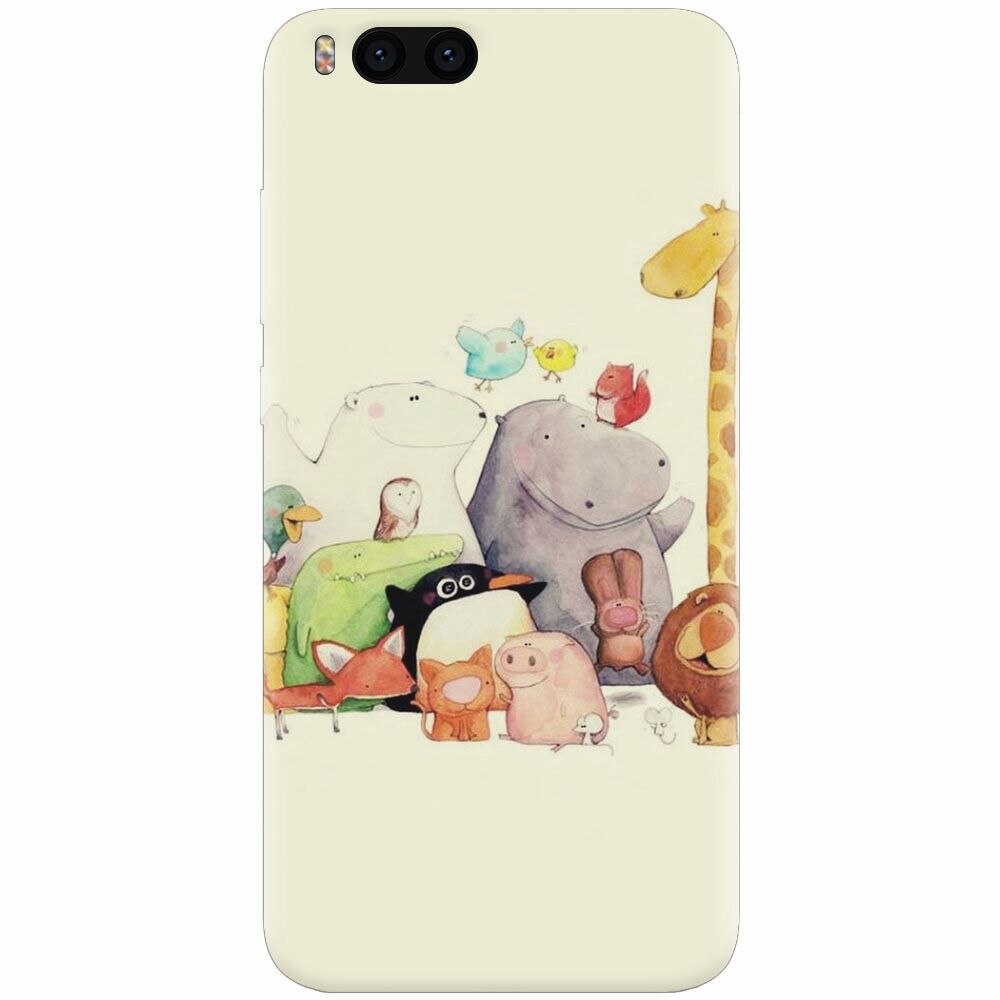 Husa silicon pentru Xiaomi Mi Note 3, Cute Cartoon Animals