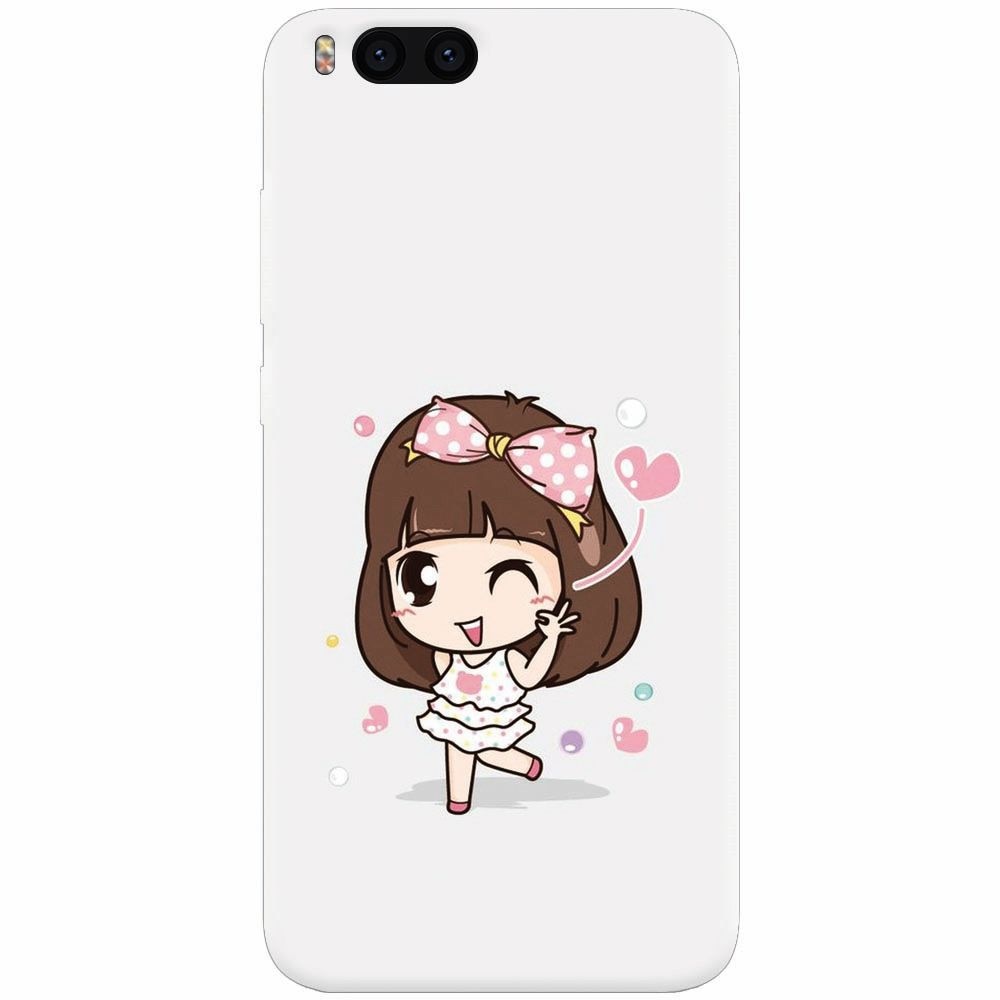 Husa silicon pentru Xiaomi Mi Note 3, Happy Girl