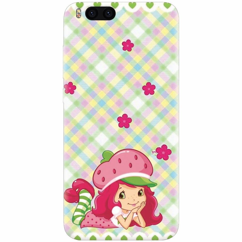 Husa silicon pentru Xiaomi Mi Note 3, Strawberry Girl