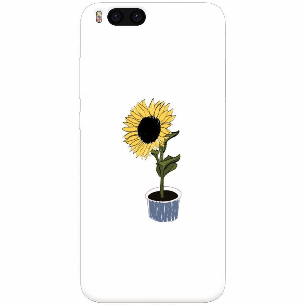 Husa silicon pentru Xiaomi Mi 6, Sun Flower