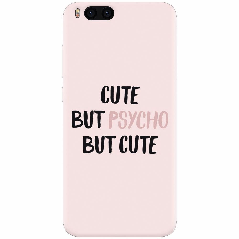 Husa silicon pentru Xiaomi Mi Note 3, Cute But Psycho