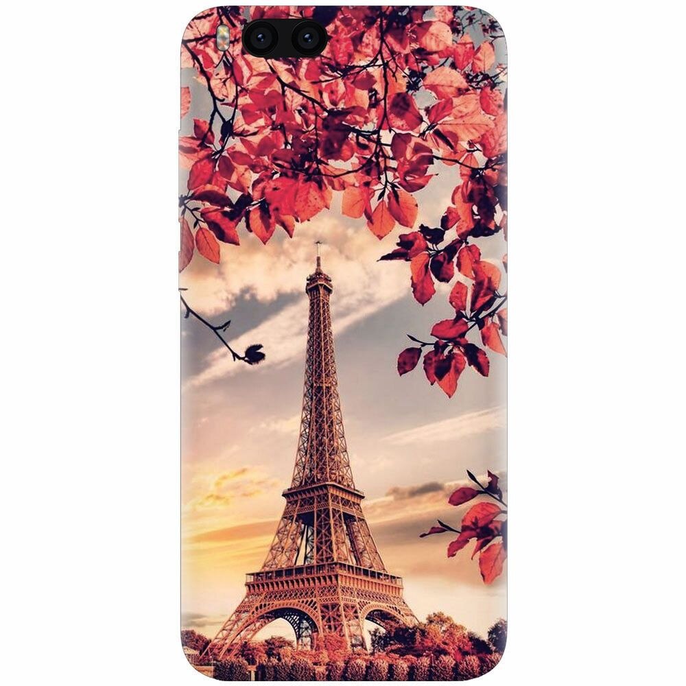 Husa silicon pentru Xiaomi Mi Note 3, Eifel Tower