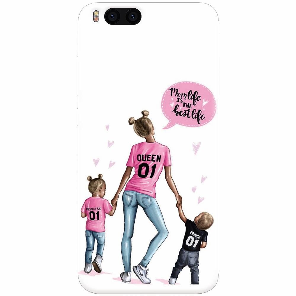 Husa silicon pentru Xiaomi Mi Note 3, Mom Life