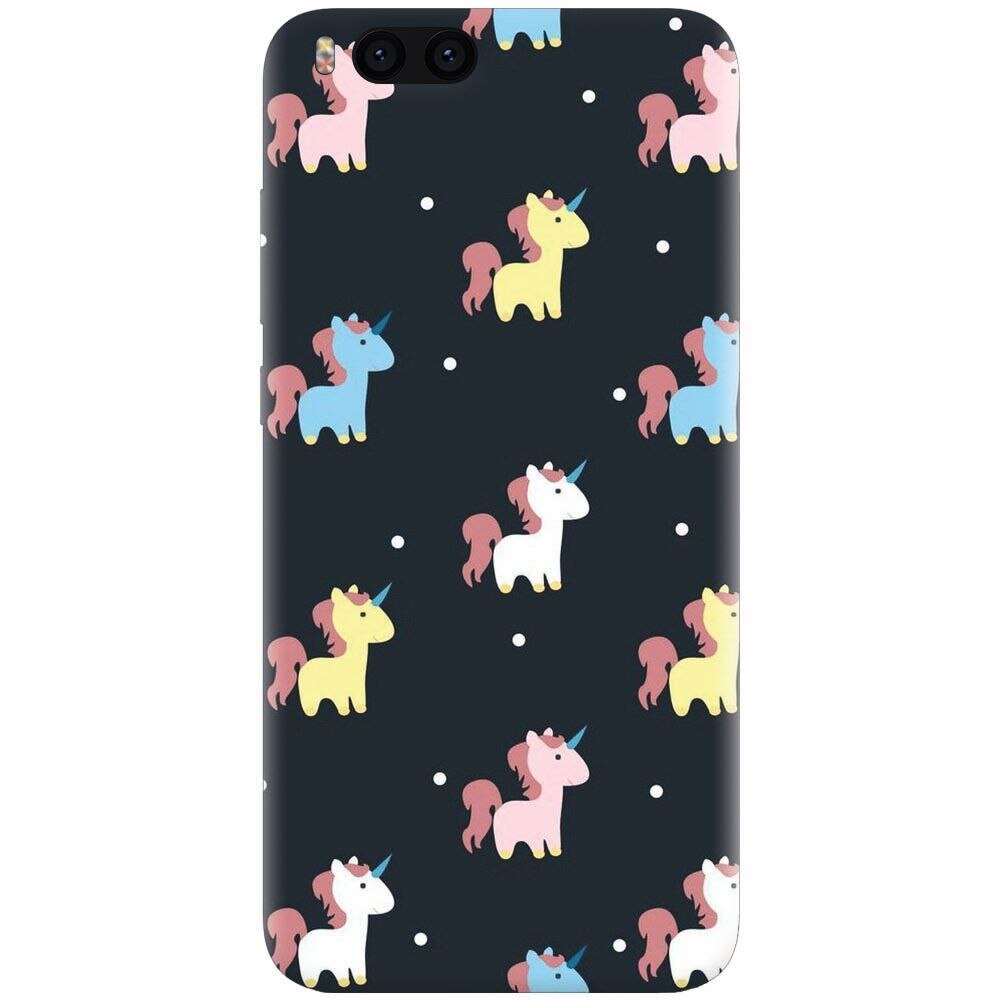 Husa silicon pentru Xiaomi Mi Note 3, Unicorns