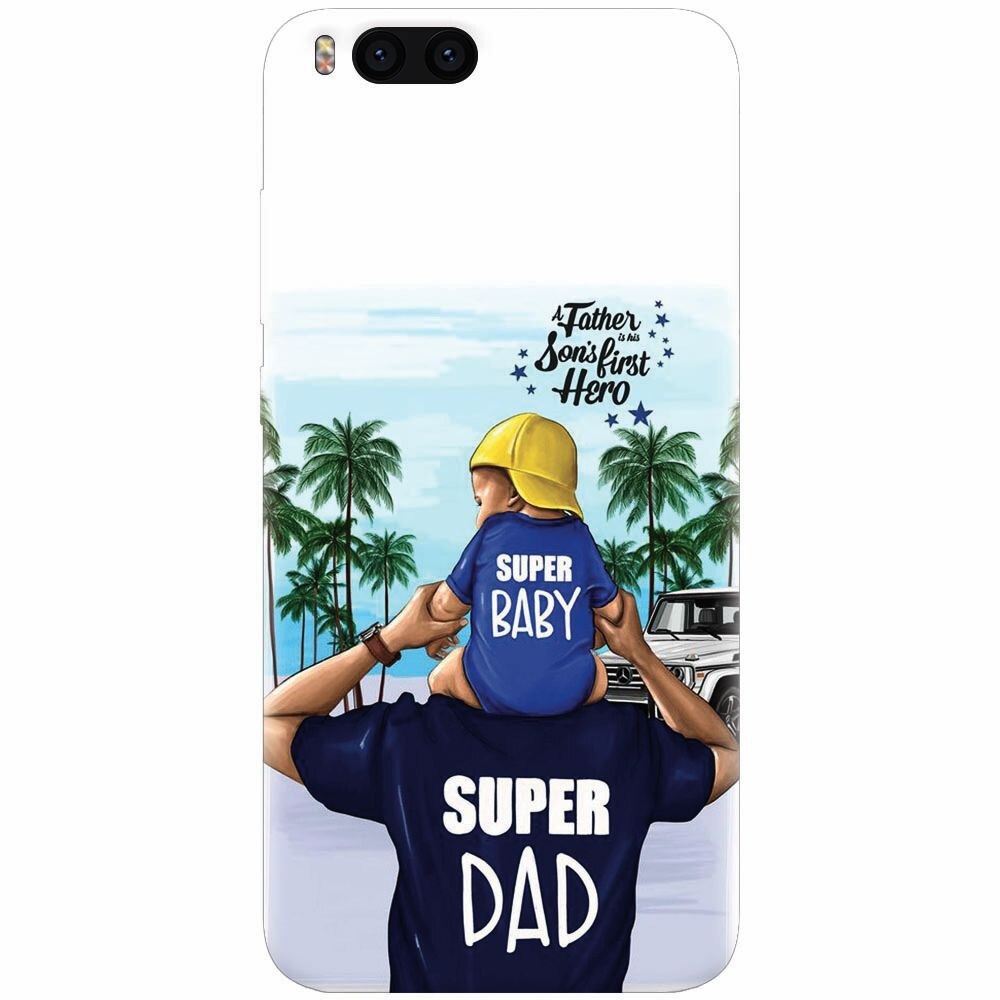 Husa silicon pentru Xiaomi Mi 6, Super Dad