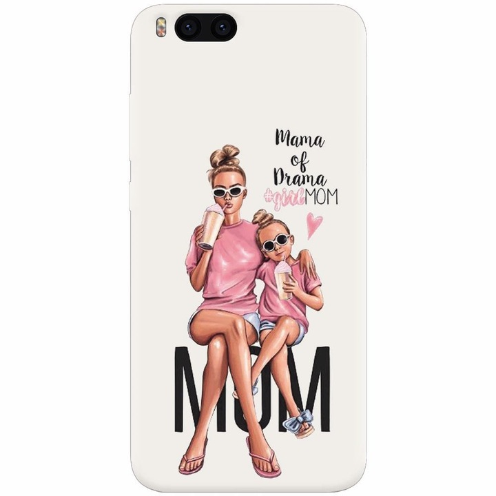 Силиконов кейс за Xiaomi Mi Note 3, Mom Of Drama GirlMOM