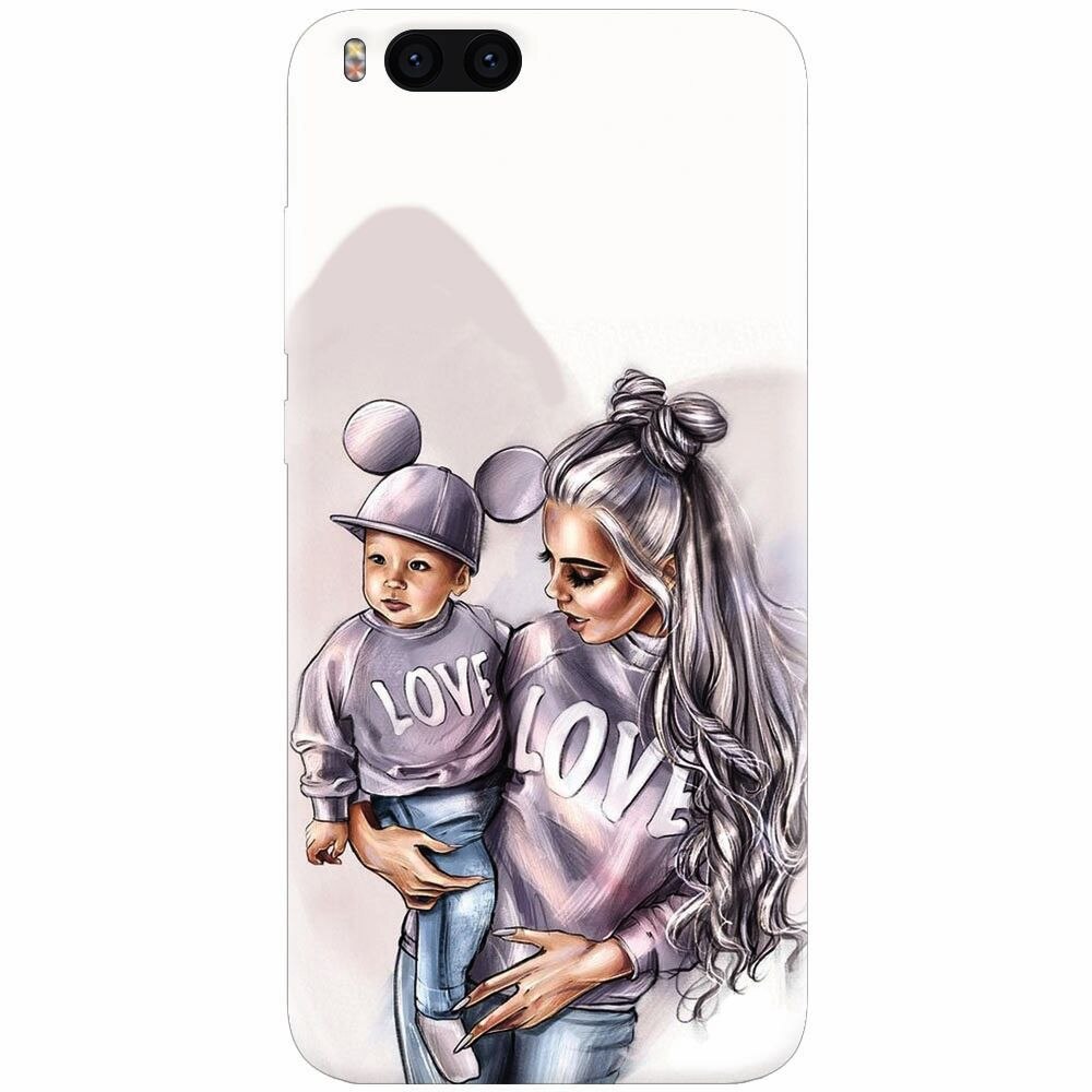 Husa silicon pentru Xiaomi Mi Note 3, Mommy Love