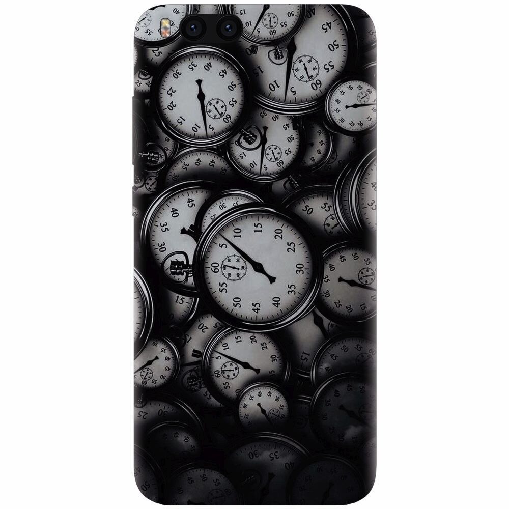 Husa silicon pentru Xiaomi Mi Note 3, Clocks Bw